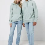 Polyester fleece hoodie Trivor iceberg green