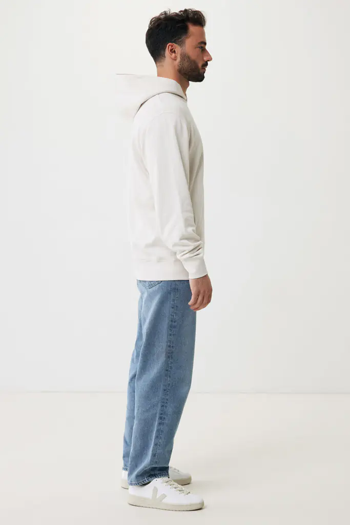 Recycled katoen hoodie met steekzakken - Yengo - Afbeelding 4