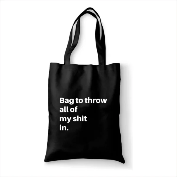 Katoenen tas Bag to throw all of my shit in