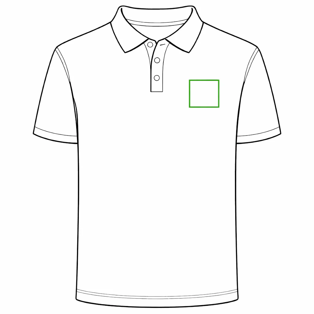 Borst links (100 x 70 mm)