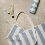 VINGA Lagoa GRS strandtas van gerecycled canvas