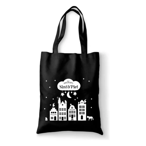 Katoenen tas Welkom Sint & Piet