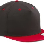 Tweekleurige 5-panel snapbackpet