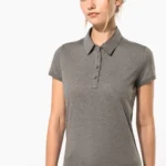Damespolo korte mouwen van jersey