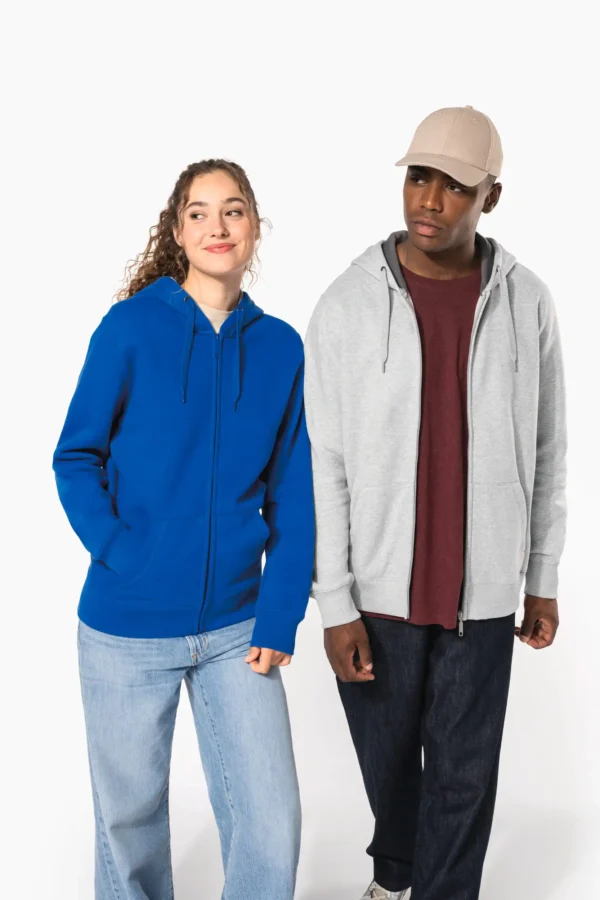 Sweatvest met capuchon