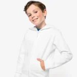 Kinder sweatvest met capuchon