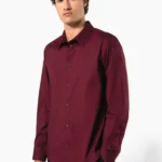 Heren stretch overhemd lange mouwen