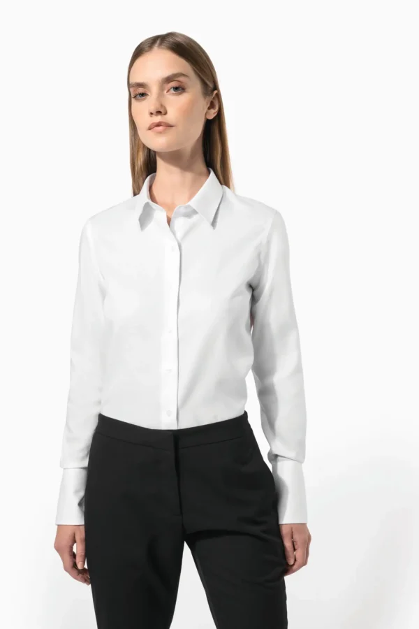 Dames non-iron blouse lange mouwen