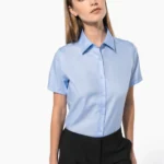 Dames non-iron blouse korte mouwen