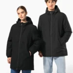 Unisex gerecyclede parka met capuchon