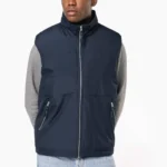 Met fleece gevoerde bodywarmer heren