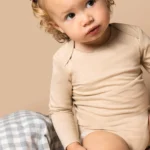 Baby body van biologisch katoen