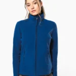 Microfleece met rits dames