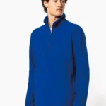 Enzo Fleece met ritskraag