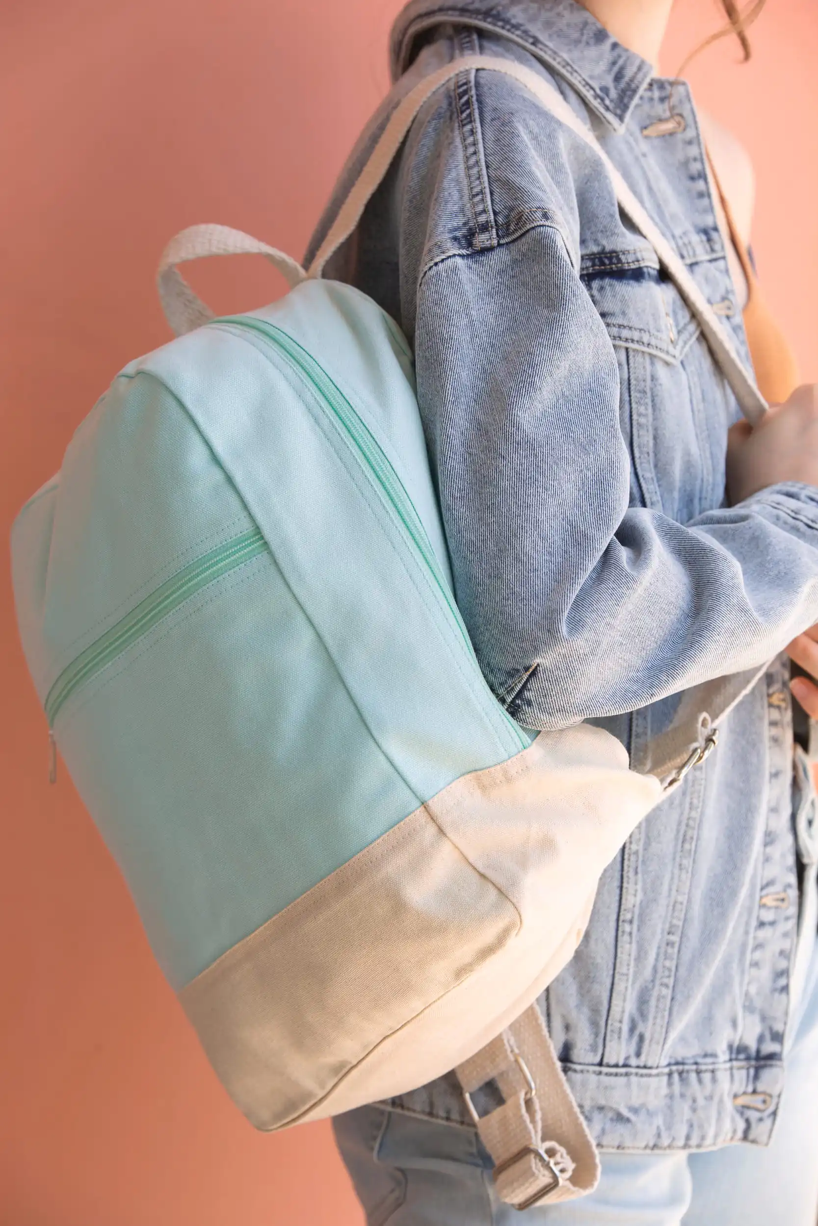 Essentiële rugzak in katoen