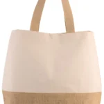 Shopper van jute- katoencanvas