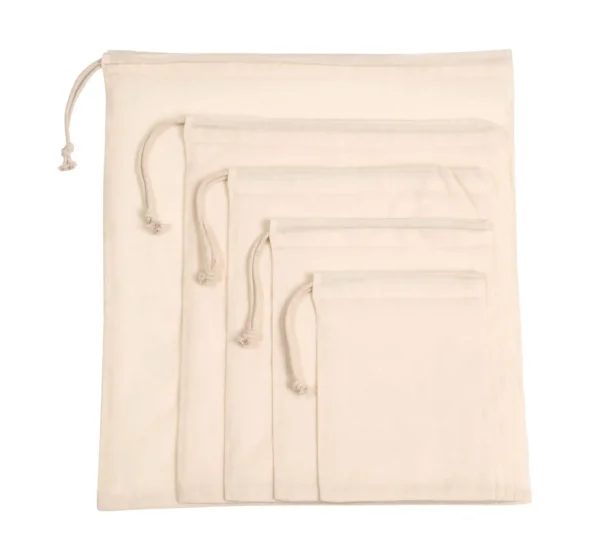 Tas met tunnelkoord van biologisch katoen