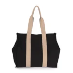 Grote, gerecyclede shopper met plooi
