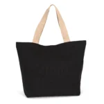 Grote, gerecyclede shopper met platte bodem