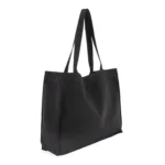 Grote shopper van gerecycled katoen.
