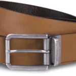 Riem van leer met onafgewerkte rand 35 mm