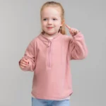 Kinderfleece met1/4 rits