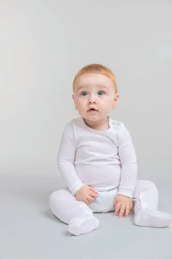 Pyjama met lange mouwen van biologisch katoen