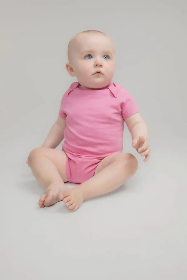 Body met korte mouwen van biologisch katoen