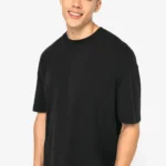 Ecologisch oversized verwassen heren T-shirt