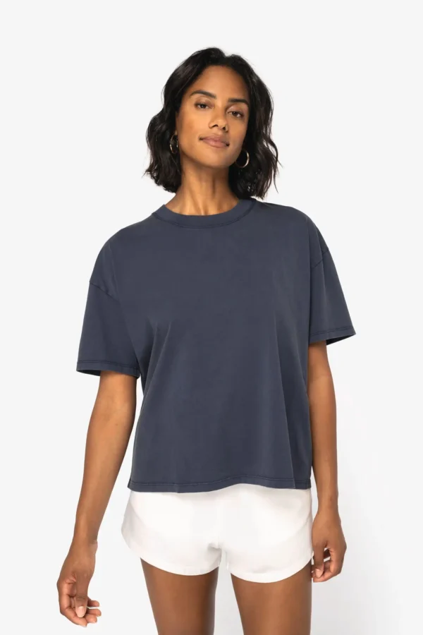 Ecologisch oversized verwassen t-shirt