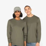 Ecologisch uniseks T-shirt met lange mouwen