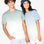 Ecologisch uniseks Dip Dye T-shirt