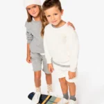 Ecologische kindersweater met ronde hals
