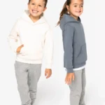 Ecologische kindersweater met capuchon