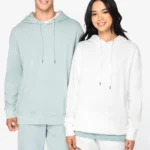 Ecologische uniseks sweater met capuchon French Terry