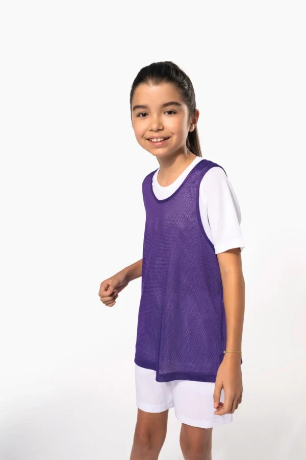 Licht trainingshesje van mesh kids