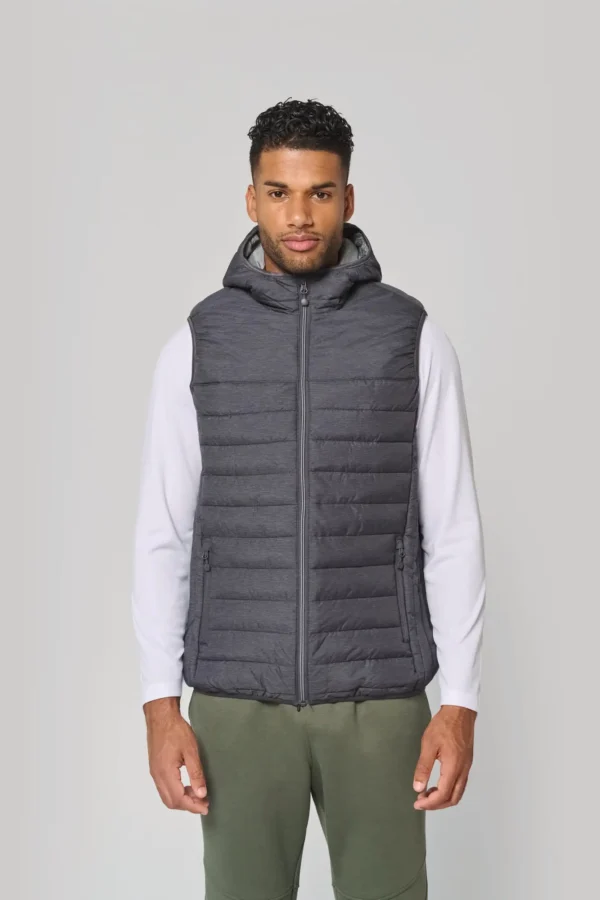 Bodywarmer met capuchon volwassene