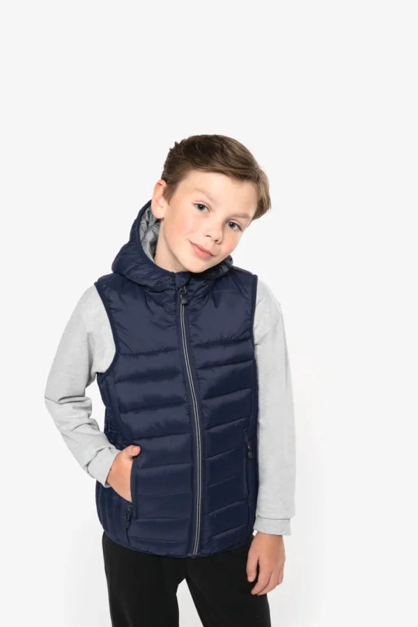 Bodywarmer met capuchon kids