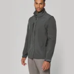 Softshell met afritsbare mouwen