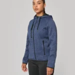 Heather damesvest met capuchon