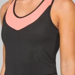 Tweekleurige padeltop voor dames