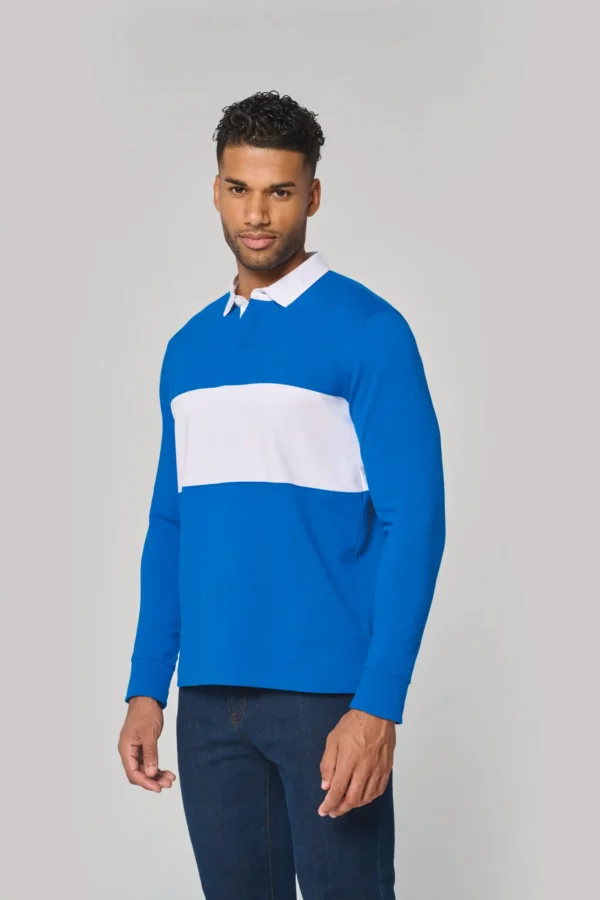 Rugbypolo met lange mouwen