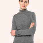 Merinotrui rolkraag dames