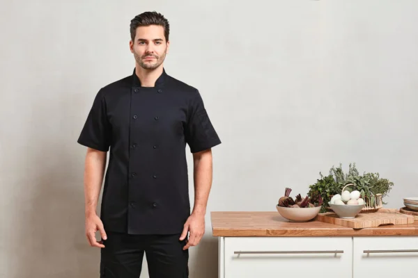 Short Sleeve Chefs Jacket