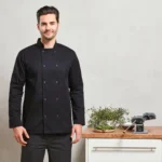 Long Sleeve Press Stud Chef's Jacket