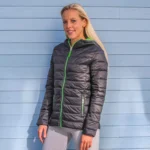 Womens Snow Bird jack met capuchon