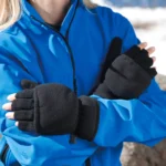 Palmgrip vingerloze handschoenen met want