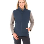 Gerecycleerde dames softshell-bodywarmer