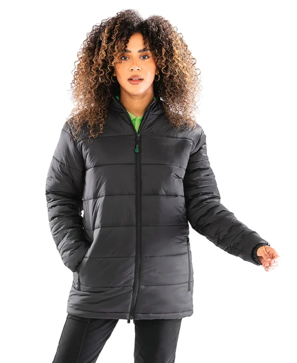 Gerecyclede donsparka