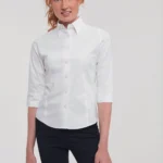 Ladies 3/4 Sleeve Easy Care Fitted Shirt